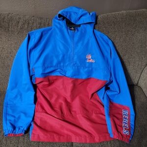Unisex Ole Miss Rebels Half-Zip Pullover Jacket Sz.3XL